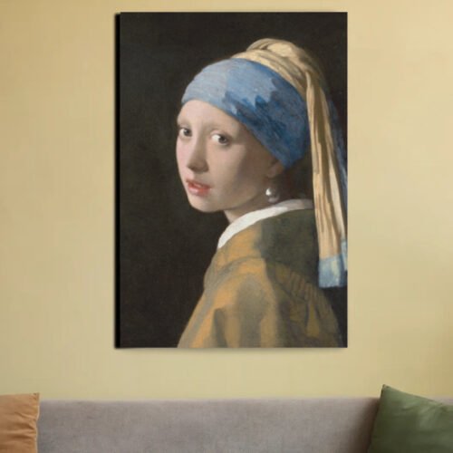 Girl with a Pearl Earring – Johannes Vermeer (Canvas Wall Art)