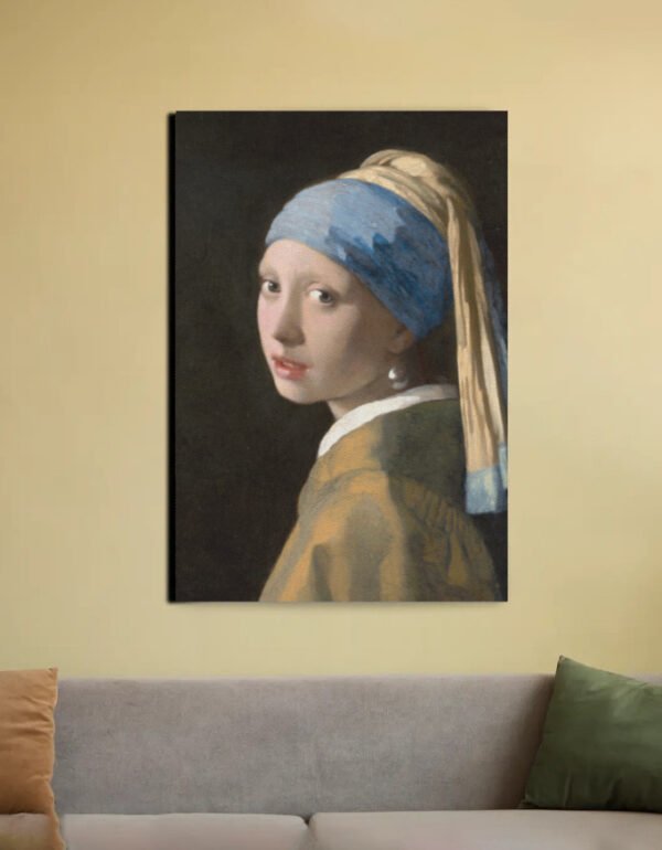 Girl with a Pearl Earring – Johannes Vermeer (Canvas Wall Art)