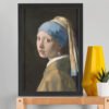 Girl with a Pearl Earring – Johannes Vermeer (Framed Art Print) A3 Girl with a Pearl Earring – Johannes Vermeer (Framed Art Print)