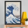The Great Wave off Kanagawa – Katsushika Hokusai (Framed Art Print)