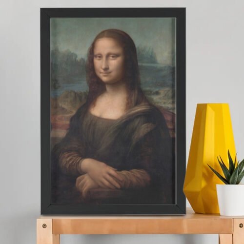 Mona Lisa – Leonardo da Vinci (Framed Art Print)