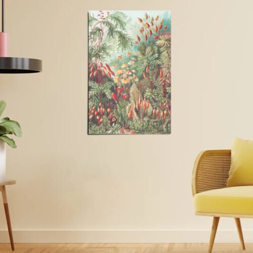 "Mosses" – Muscinae – Laubmoose from Kunstformen der Natur – Ernst Haeckel (Poster Print)