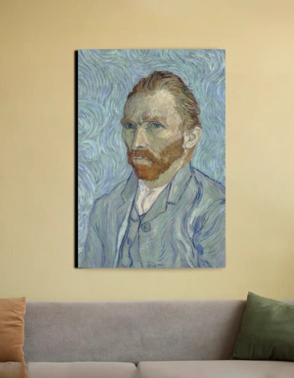 Self-Portrait – Vincent van Gogh (1889) (Canvas Wall Art) 20x30 inches Self-Portrait – Vincent van Gogh (1889) (Canvas Wall Art)