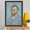 Self-Portrait – Vincent van Gogh (1889) (Framed Art Print) A3 Self-Portrait – Vincent van Gogh (1889) (Framed Art Print)
