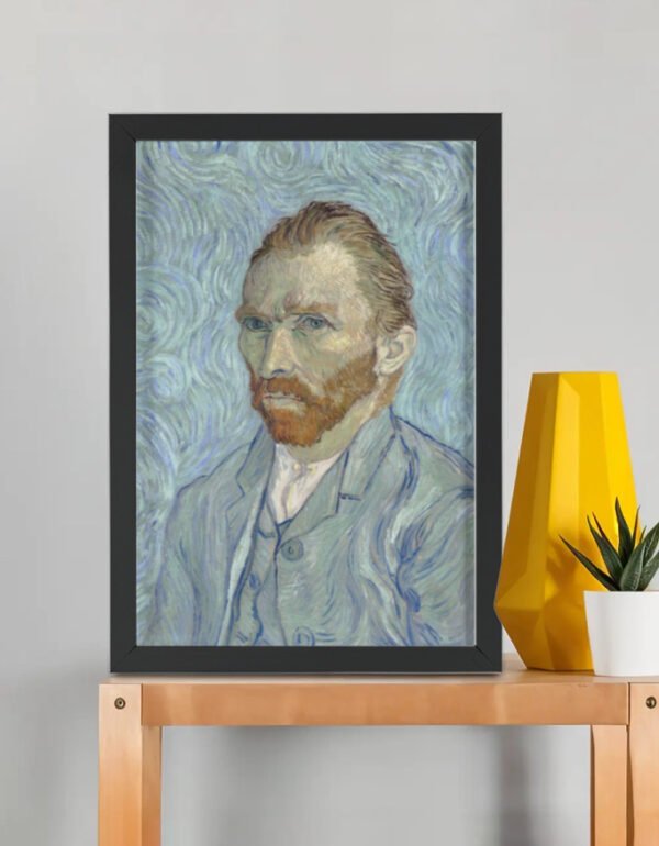 Self-Portrait – Vincent van Gogh (1889) (Framed Art Print) A3 Self-Portrait – Vincent van Gogh (1889) (Framed Art Print)