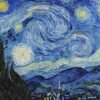StarryCROP Starry Night – Vincent van Gogh (Poster Print)