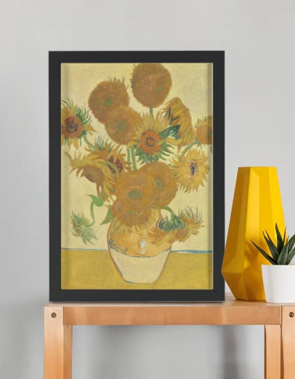 Sunflowers – Vincent van Gogh (Framed Art Print)