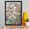 Trochilidae–Kolibris from Kunstformen der Natur – Ernst Haeckel (Framed Art Print) A3 "Hummingbirds" – Trochilidae–Kolibris from Kunstformen der Natur – Ernst Haeckel (Framed Art Print)