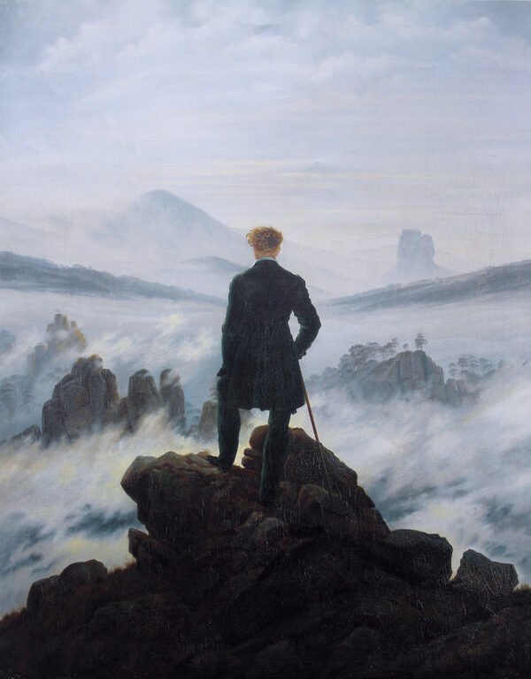 Wanderer above the Sea of Fog – Caspar David Friedrich (Poster Print)